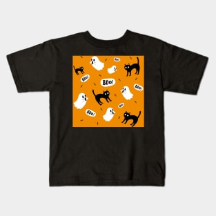 Halloween patterns Kids T-Shirt